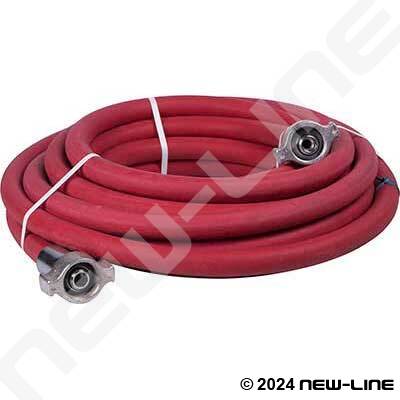1-1/2 Booster Hose Heavy Duty Aluminum Fittings 250 PSI