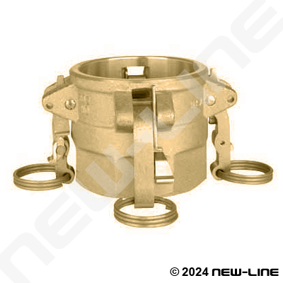 Heavy Duty Pattern Brass Part D Camlock - FNPT Coupler