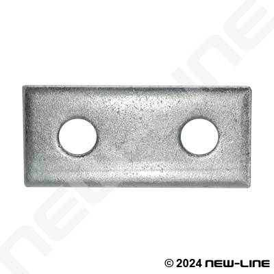 Channel Fitting 2 Hole Flat Plate Splice