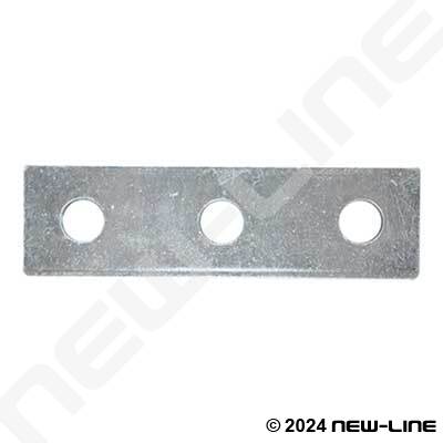 Channel Fitting 3 Hole Flat Plate Splice