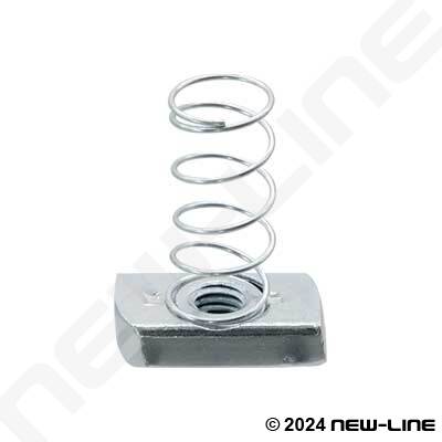 Channel Spring Nut NC - Electro Galvanized