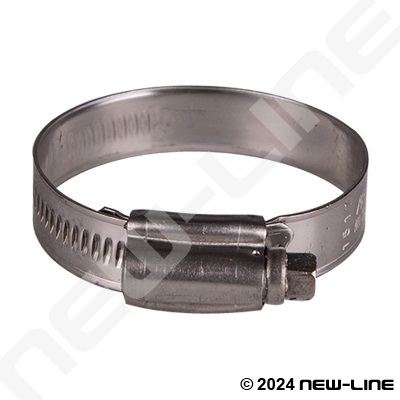 ABA Heavy duty hose clamp Robust Stainless steel AISI 316 32-35MM