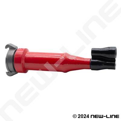 Red Aluminum Tapered Nozzle with Multi Tips - Forestry