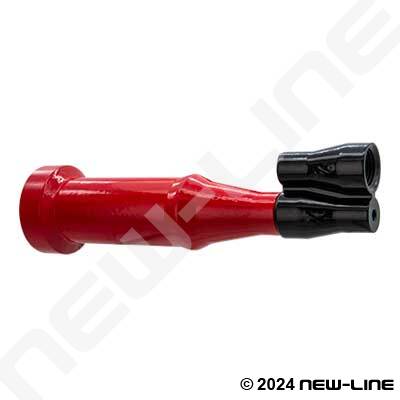 Red Aluminum Tapered Nozzle with Multi Tips