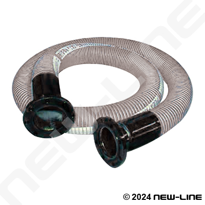 Braided Hose W/Carbon Steel Fixed & Floating Flanges 8 x 24