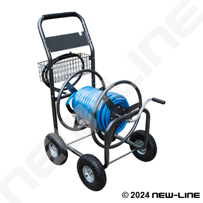 Inlet Garden Hose Reel with Fill Hose - US Jetting