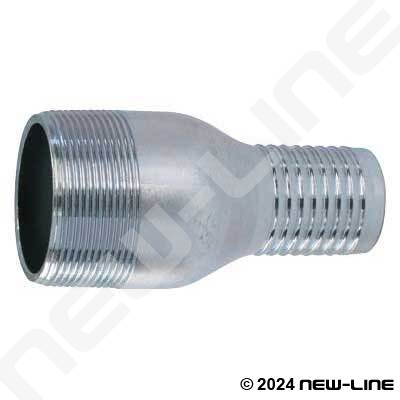 Red Brass Pipe Fitting, Nipple, Schedule 40 Seamless, 1-1/4 NPT Male X  2-1/2 Length : : Everything Else