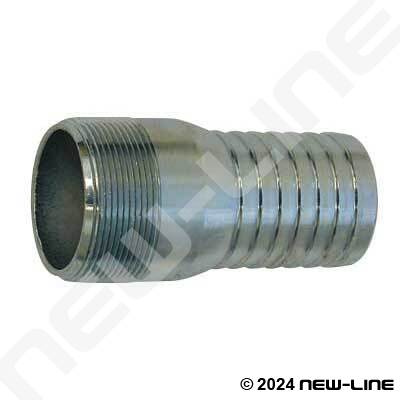 Red Brass Pipe Fitting, Nipple, Schedule 40 Seamless, 1-1/4 NPT Male X  2-1/2 Length : : Everything Else