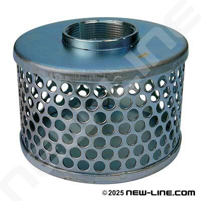 Plated Steel Round Hole Strainer