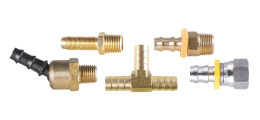 Brass Hose Inserts and Push-on Hose Barbs